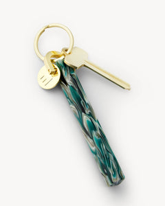 Bar Keychain in Stromanthe - Gold