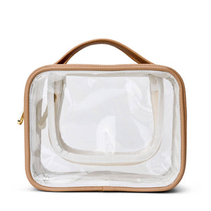 "Mojo" Clear Train Case (Personalizable)