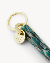 Load image into Gallery viewer, Bar Keychain in Stromanthe - Gold
