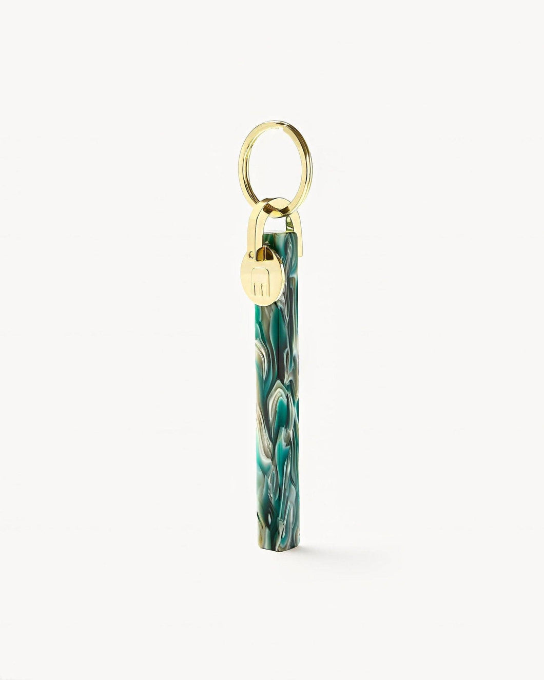 Bar Keychain in Stromanthe - Gold