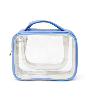 "Mojo" Clear Train Case (Personalizable)