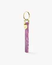 Load image into Gallery viewer, Bar Keychain in Orchid - Gold
