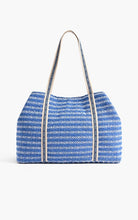 Load image into Gallery viewer, Silver Lake Blue Embellished Market Tote
