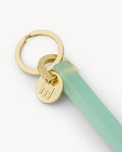 Load image into Gallery viewer, Bar Keychain in Sea Glass - Gold
