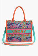 Load image into Gallery viewer, Vacay Embellished Square Tote
